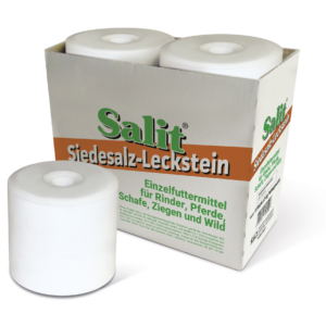 5 kg SALIT Siedesalz-Leckstein für Rinder, Pferde, Schafe und Ziegen