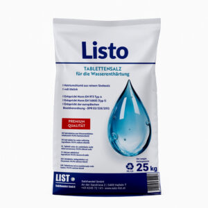 25 kg Säcke Listo Tablettensalz